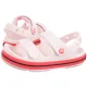 Sandałki Crocs Crocband Cruiser Neon Band Sandal Kid's Bubble Ice/Pink Blast 213345-7DE - małe zdjęcie