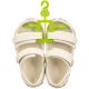 Sandałki Crocs Crocband Cruiser Glow Confetti Sandal Kids Summit White/Guava 212528-2MK - małe zdjęcie