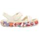 Sandałki Crocs Crocband Cruiser Glow Confetti Sandal Kids Summit White/Guava 212528-2MK - małe zdjęcie