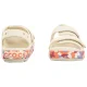 Sandałki Crocs Crocband Cruiser Glow Confetti Sandal Kids Summit White/Guava 212528-2MK - małe zdjęcie