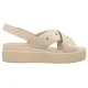 Sandały Crocs Brooklyn 4u Cross Strap Sandal Frappe 212254-2MC - małe zdjęcie