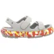 Sandałki Crocs Crocband Cruiser Glow Confetti Sandal Kids Atmosphere/Flame 212528-1X8 - małe zdjęcie