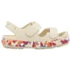 Sandałki Crocs Crocband Cruiser Glow Confetti Sandal Kids Summit White/Guava 212527-2MK - małe zdjęcie