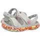 Sandałki Crocs Crocband Cruiser Glow Confetti Sandal Kids Atmosphere/Flame 212527-1X8 - małe zdjęcie