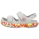 Sandałki Crocs Crocband Cruiser Glow Confetti Sandal Kids Atmosphere/Flame 212527-1X8 - małe zdjęcie