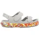 Sandałki Crocs Crocband Cruiser Glow Confetti Sandal Kids Atmosphere/Flame 212527-1X8 - małe zdjęcie
