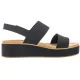 Sandały Crocs Brooklyn Matte Wrap Low Wedge Black/Cashew 211802-0RI - małe zdjęcie