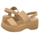 Sandały Crocs Brooklyn Sky Sandal Cashew 212250-2NB - małe zdjęcie