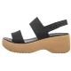Sandały Crocs Brooklyn Sky Sandal Black/Cashew 212250-0RI - małe zdjęcie