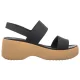 Sandały Crocs Brooklyn Sky Sandal Black/Cashew 212250-0RI - małe zdjęcie