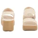 Sandały Crocs Brooklyn Sky Sandal Frappe/Cashew 212250-2MQ - małe zdjęcie