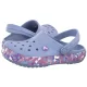 Klapki Crocs Crocband Glow Confetti Band Clog Kid's Blue Haze/Multi 212523-4ZA - małe zdjęcie