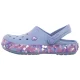 Klapki Crocs Crocband Glow Confetti Band Clog Kid's Blue Haze/Multi 212523-4ZA - małe zdjęcie