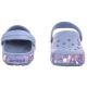 Klapki Crocs Crocband Glow Confetti Band Clog Kid's Blue Haze/Multi 212523-4ZA - małe zdjęcie