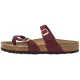 Klapki Birkenstock Mayari Zinfanden Leather 1032952 - małe zdjęcie