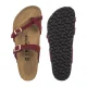 Klapki Birkenstock Mayari Zinfanden Leather 1032952 - małe zdjęcie