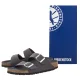 Klapki Birkenstock Arizona BS Velvet Gray Eco Leather 1032829 - małe zdjęcie