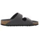 Klapki Birkenstock Arizona BS Velvet Gray Eco Leather 1032829 - małe zdjęcie