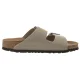 Klapki Birkenstock Arizona BS Facec Khaki/Dark Brown OS 1033132 - małe zdjęcie
