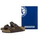 Klapki Birkenstock Arizona Wire Buckle Mocca Leather 1032761 - małe zdjęcie