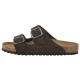 Klapki Birkenstock Arizona Wire Buckle Mocca Leather 1032761 - małe zdjęcie