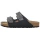 Klapki Birkenstock Arizona BS Charcoal Leather 1032435 - małe zdjęcie
