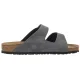 Klapki Birkenstock Arizona BS Charcoal Leather 1032435 - małe zdjęcie