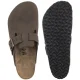 Klapki Birkenstock Boston Wire Buckle Mocca Leather 1032760 - małe zdjęcie