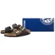 Klapki Birkenstock Arizona Emboss Leather Black 1032836 - małe zdjęcie