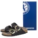 Klapki Birkenstock Arizona Big Buckle Python Black Eco Leather 1032881 - małe zdjęcie