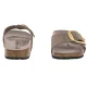 Klapki Birkenstock Madrid Big Buckle Python Gray Taupe 1032935 - małe zdjęcie