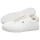 Sneakersy Tommy Hilfiger TH Feminine Cupsole Knit White/Soft Cream FW0FW09289 0LH - małe zdjęcie