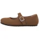 Baleriny Birkenstock Santa Clarita Dark Tea 1032676 Nubuck - małe zdjęcie