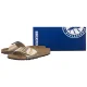 Klapki Birkenstock Madrid Big Buckle Graceful Taupe 1016236 Eco Leather - małe zdjęcie