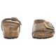 Klapki Birkenstock Madrid Big Buckle Graceful Taupe 1016236 Eco Leather - małe zdjęcie