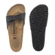 Klapki Birkenstock Madrid BS Black 0040791 Eco Leather - małe zdjęcie
