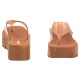 Japonki Melissa Thong Platform AD 38095/BV721 Brown - małe zdjęcie