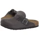 Klapki Birkenstock Boston BS Charcoal 1032471 Suede - małe zdjęcie