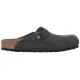 Klapki Birkenstock Boston BS Charcoal 1032471 Suede - małe zdjęcie