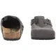 Klapki Birkenstock Boston BS Charcoal 1032471 Suede - małe zdjęcie