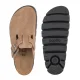 Klapki Papillio Boston Pap Chunky Gray Taupe 1033084 Suede - małe zdjęcie
