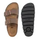 Klapki Papillio Arizona Pap Chunky Mocca 1033056 Eco Leather - małe zdjęcie