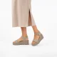 Sandały Tamaris Beżowe 1-28712-42 378 Taupe Suede - małe zdjęcie