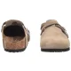 Klapki Birkenstock Blair Taupe Suede Leather 1032905 - małe zdjęcie
