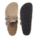 Klapki Birkenstock Blair Taupe Suede Leather 1032905 - małe zdjęcie