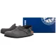 Sandały Birkenstock Tokio II Suede Leather Charcoal 1032421 - małe zdjęcie