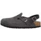 Sandały Birkenstock Tokio II Suede Leather Charcoal 1032421 - małe zdjęcie