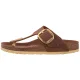 Japonki Birkenstock Gizeh Big Buckle Cognac Leather Oiled 1018785 - małe zdjęcie
