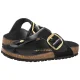 Japonki Birkenstock Gizeh Big Buckle High-Shine Black Leather Patent 1021469 - małe zdjęcie
