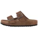 Klapki Birkenstock Arizona BS Dark Tea Suede Leather 1032678 - małe zdjęcie